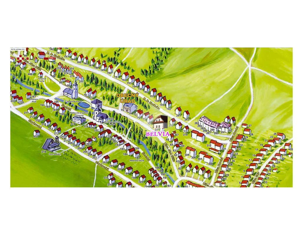 Penzión Belvia Nová Lesná Esterno foto